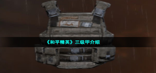 《和平精英》三级甲介绍