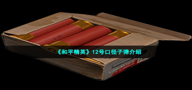 《和平精英》12号口径子弹介绍