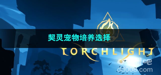 火炬之光无限契灵宠物培养选择