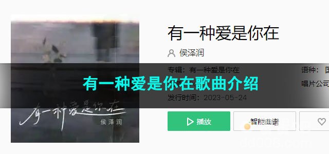 《抖音》有一种爱是你在歌曲介绍