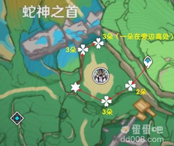 原神九条裟罗突破材料血斛采集位置分享