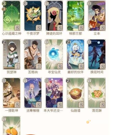原神3.7纳西妲三色反应队卡组搭配推荐
