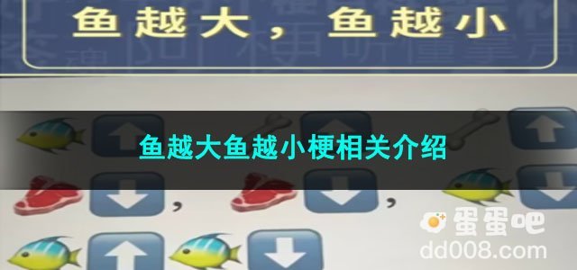 《抖音》鱼越大鱼越小梗相关介绍