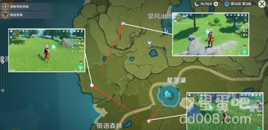 2023原神蒲公英籽采集路线分享