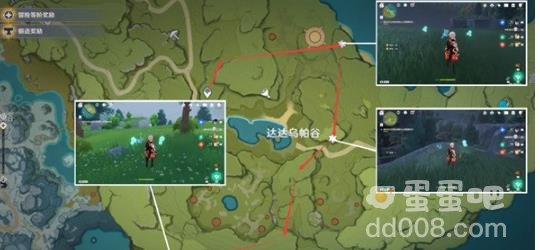 2023原神蒲公英籽采集路线分享