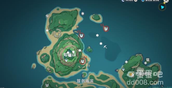 原神鹤观岛世界挑战位置分享