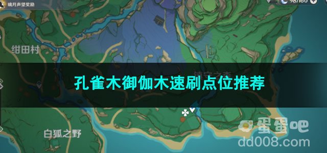 原神孔雀木御伽木速刷点位推荐
