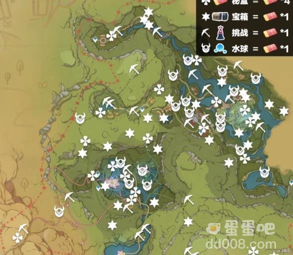 原神3.8琉形蜃境155张欢兴礼券全收集路线