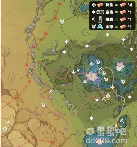 原神3.8琉形蜃境155张欢兴礼券全收集路线
