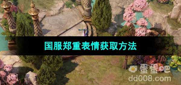 《命运方舟》国服郑重表情获取方法