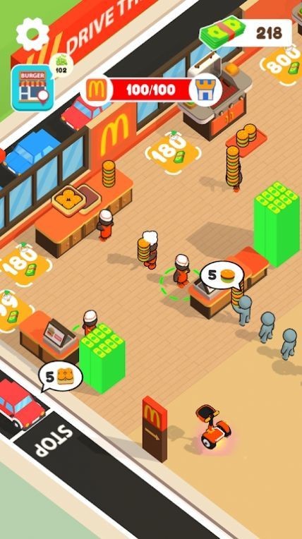 放置汉堡商店大亨