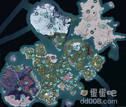 《幻兽帕鲁》地图区域介绍