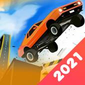 高空汽车坡道跑酷手游app