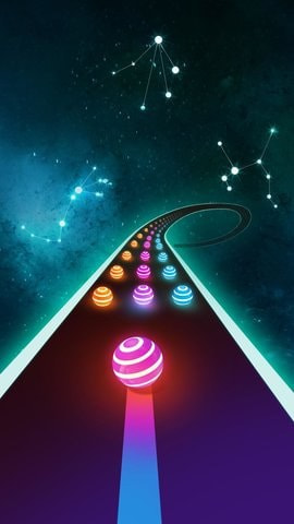 炫彩公路彩球截图