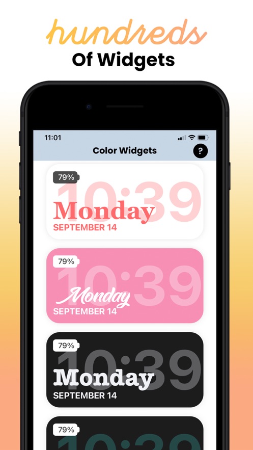 Color widgets截图