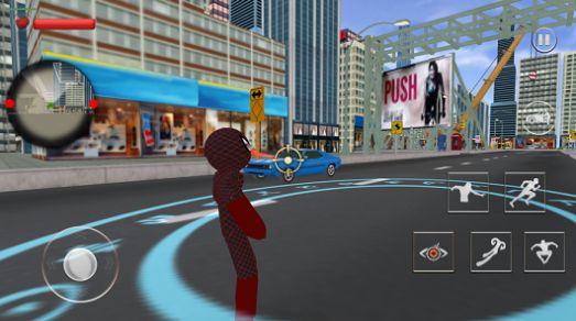 火柴人蜘蛛绳索英雄3D截图