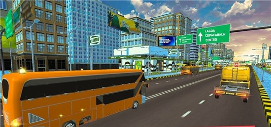 巴士公路赛车截图