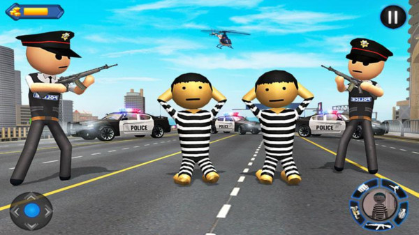 火柴人警察追捕截图