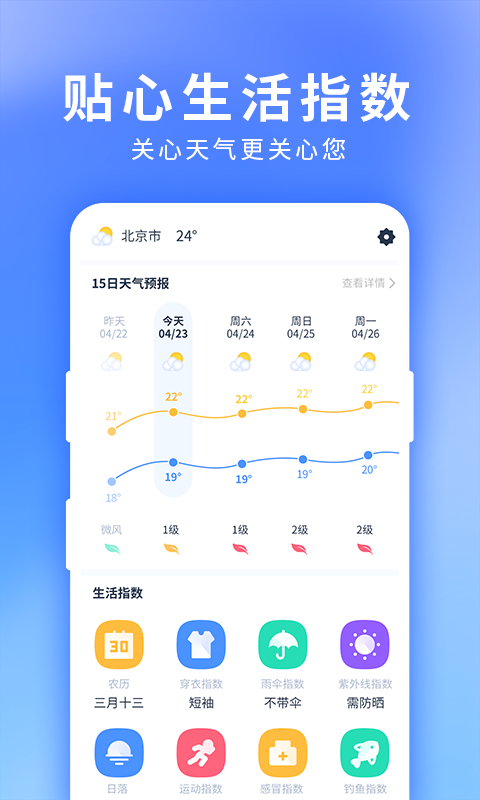 星晴天气截图