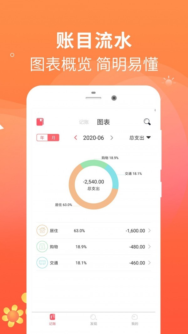 每日记账本截图
