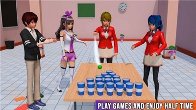 动漫高中生活模拟截图