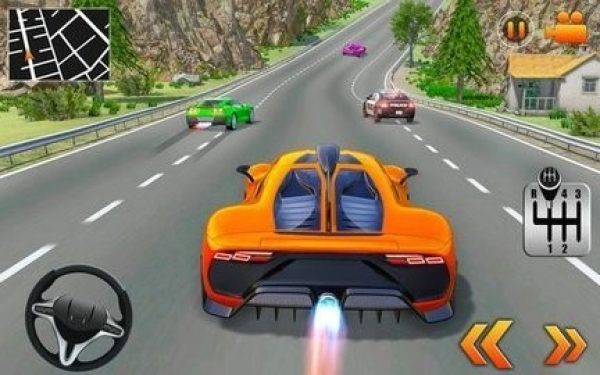高速公路竞速赛车截图