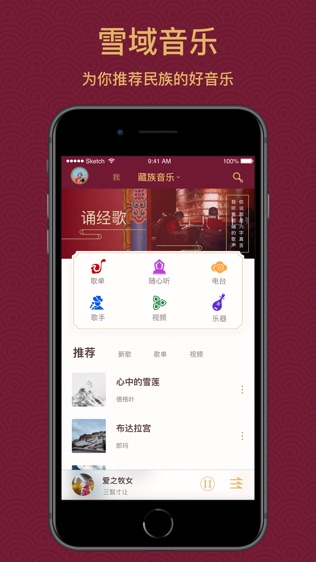 雪域音乐截图