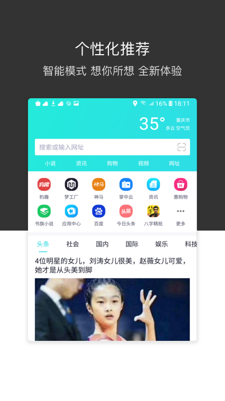 绿叶浏览器截图