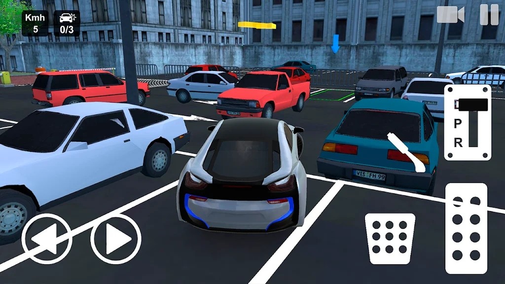 市中心真正的停车场3d截图