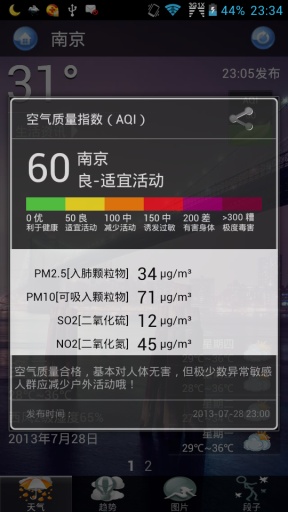 嘚色天气截图