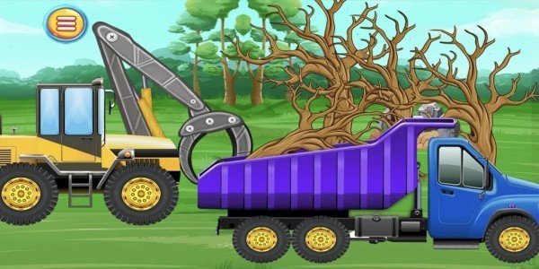建筑工地和卡车截图