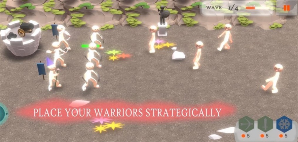 火柴人防御之塔防战场3d截图