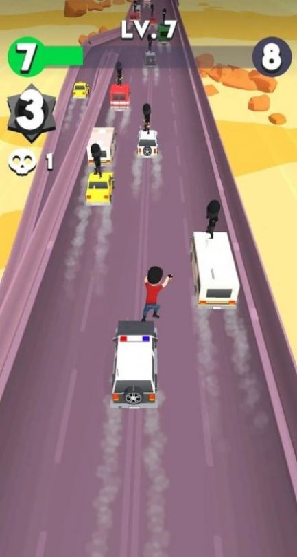 车顶跳跃跑酷截图