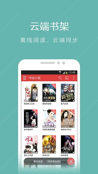 书虫免费小说阅读器截图