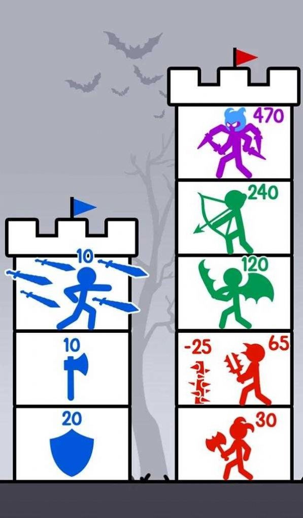 火柴人塔楼战争截图