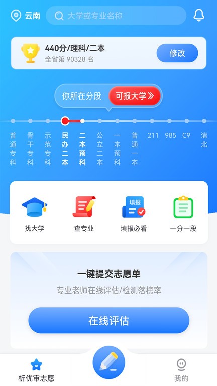 析优审志愿