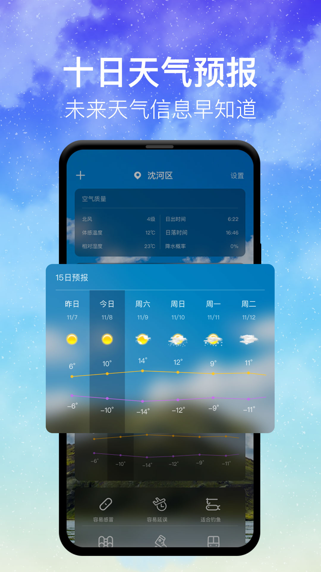 及时天气预报截图