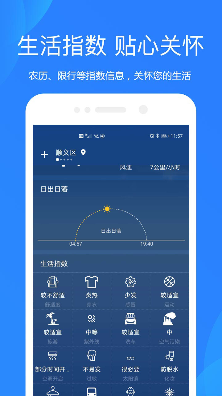 好运天气预报截图