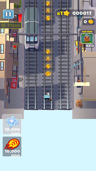 地铁跑酷上帝视角版截图