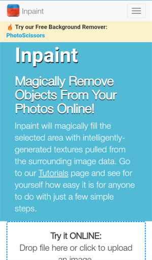 inpaint去水印截图