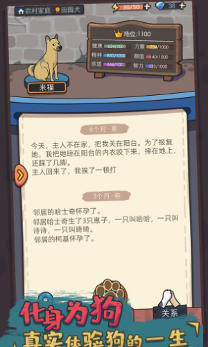 狗生模拟器MOD内置菜单版截图