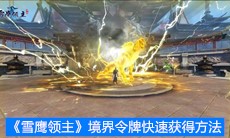 《雪鹰领主》境界令牌快速获得方法