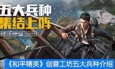 《和平精英》创意工坊五大兵种介绍