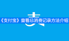 《支付宝》查看总消费记录方法介绍