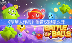 《球球大作战》语音权限怎么开