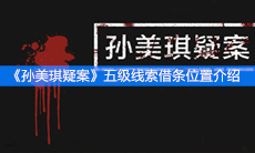 《孙美琪疑案》五级线索借条位置介绍