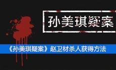 《孙美琪疑案》三级线索赵卫材杀人获得方法