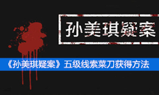 《孙美琪疑案》五级线索菜刀获得方法
