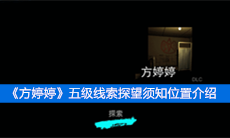 《方婷婷》五级线索探望须知位置介绍