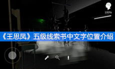 《王思凤》五级线索书中文字位置介绍